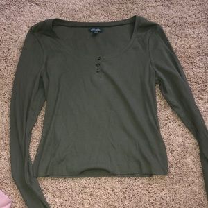 Target Green Crop Top